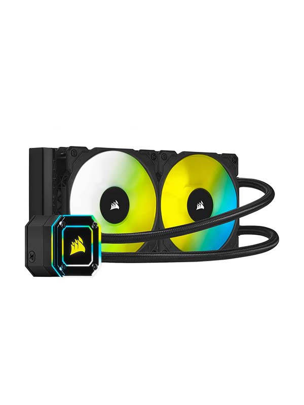 CORSAIR ICUE H115i, 140 RGB PWM Fans, 280mm Radiator, Elite Capellix